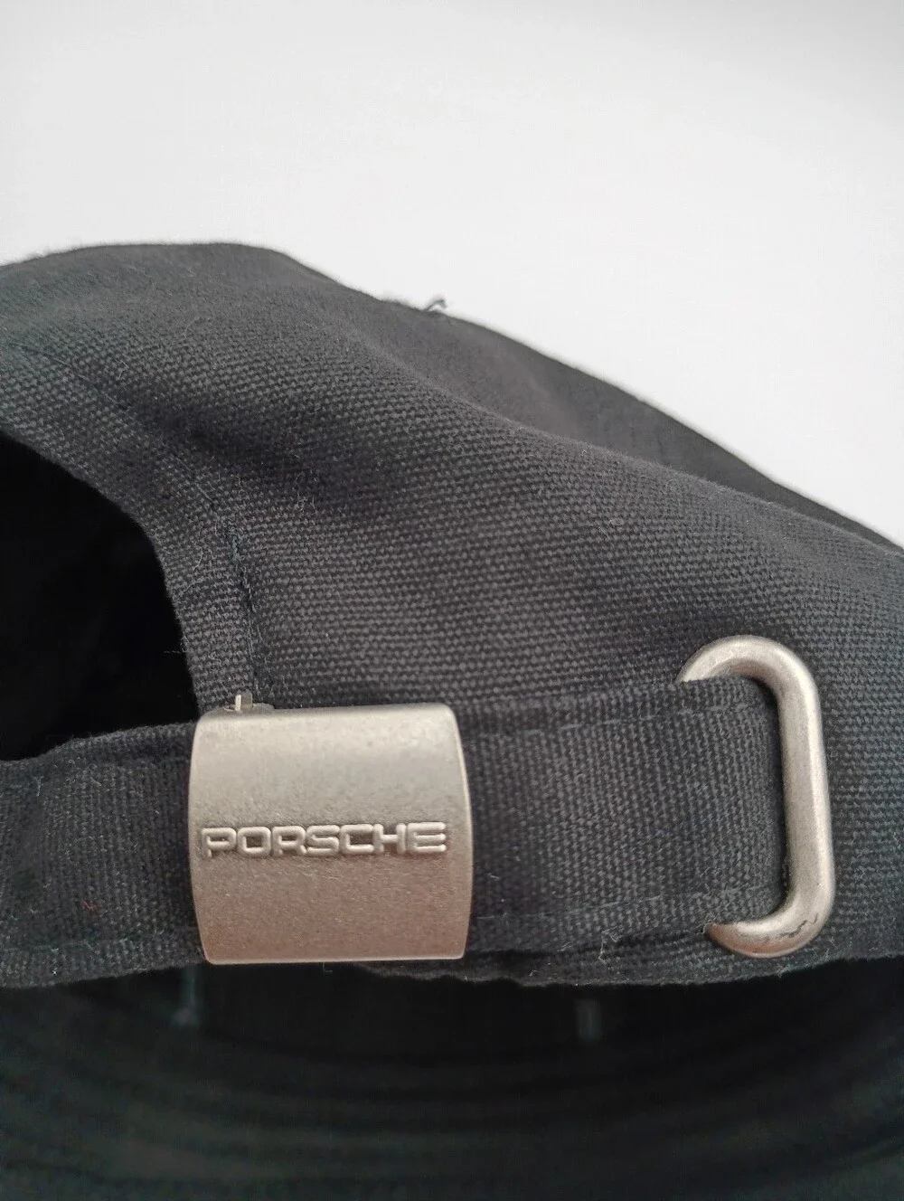 Porsche Black Baseball Cap Stuttgart Embroidered Crest Official Logo Hat Unisex
